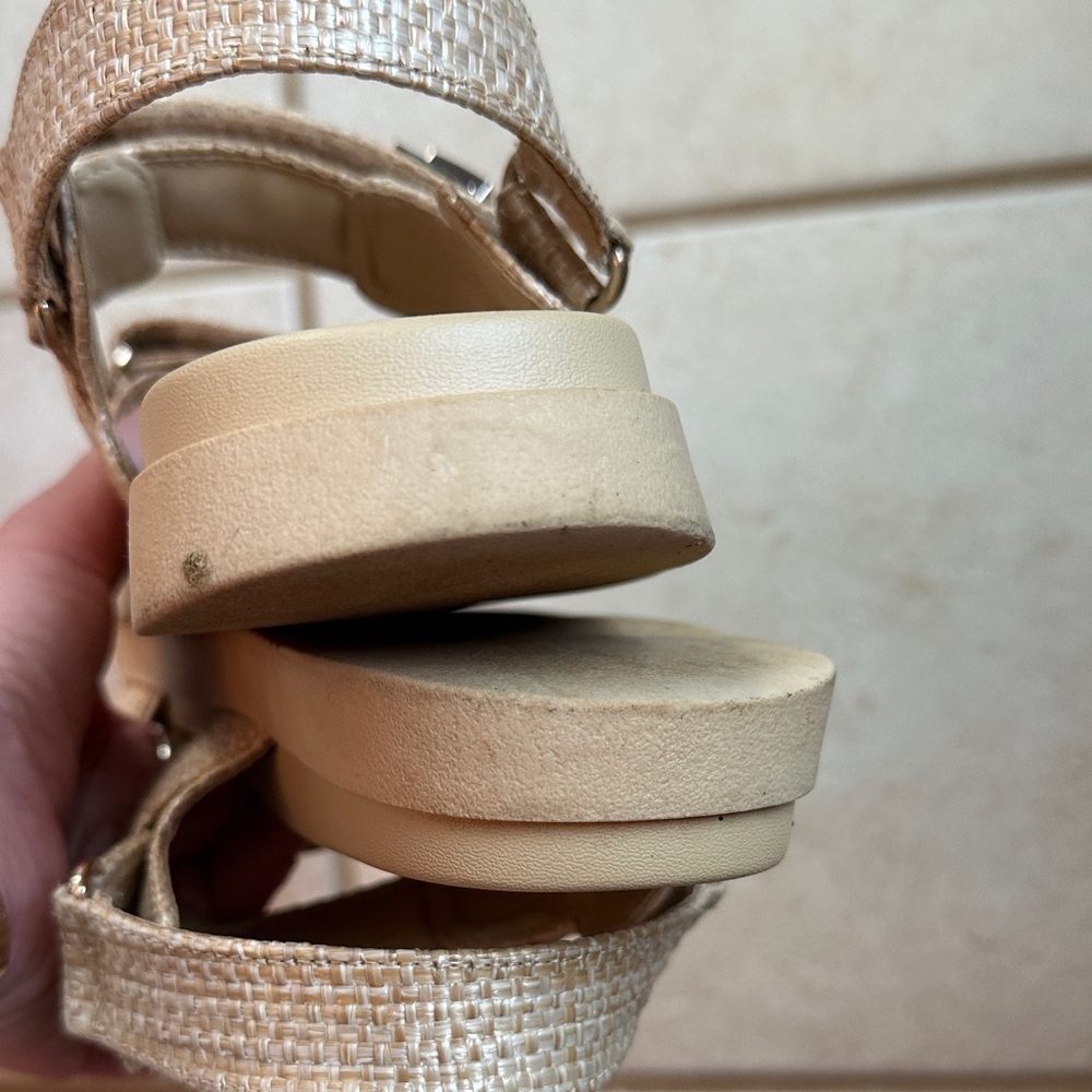 a new day Gold Woven Double-Strap Slide Sandals - Picture 5 of 5